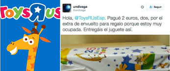 Famoso juego en varios programas de tv y sitios de internet en el que tendremos que acertar, por turnos, la palabra que aparece en el rosco o ruedo que figura en la pantalla, el mismo nos. Cuanto Dano Cuando Compras Un Regalo Por Internet A Toys R Us Lo Pides Envuelto Y Te Traen Este Soberano Mojon