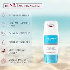 Cooling cucumber extract locks water into the skin and. Eucerin Sun Allergy Protect After Sun Creme Gel 150 Ml Shop Apotheke Com
