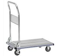 Chariot industriel à plateforme aluminium