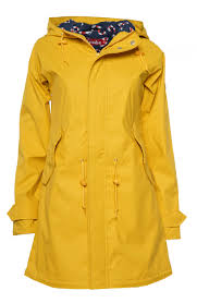Derbe Travel Friese Friesennerz Damen Gelb Coat Raincoat Fashion