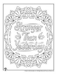 Get crafts, coloring pages, lessons, and more! Positive Sayings Adult Coloring Pages Woo Jr Kids Activities