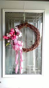 Easiest Way To Hang Wreaths On Exterior Doors B4 And Afters Hanging Wreath Wreath Glass Door Metal Front Door