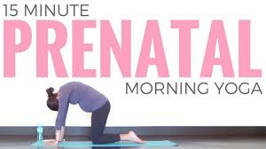 Prenatal Morning Yoga Routine Youtube Morning Yoga Routine Morning Yoga Prenatal Yoga