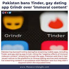 Pakistan announced this week that apps tinder, grindr, tagged, skout, and sayhi will officially be banned nationwide for not abiding by the country's moral code. Pakistan Has Blocked Five Dating Apps Including Tinder And Grindr On The Grounds Of Immoral And Indecent C Live Streaming App Streaming Content Live Streaming