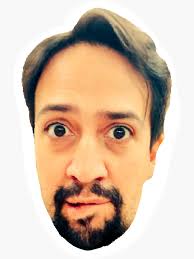 Lin-Manuel Miranda Face" Sticker for Sale by jvcreate