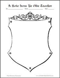 Maybe you would like to learn more about one of these? A Note From Ye Olde Teacher Stationery Student Handouts Wappen Vorlage Vorlagen Wappen