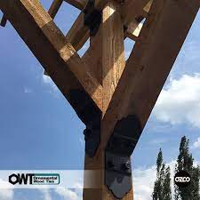 Pergola Post Bracing Using 45 Degree Ties Ornamental Wood Ties Owt Attached To 6x6 Post Post To Beam C Backyard Pavilion Garden Yard Ideas Ornamental Wood