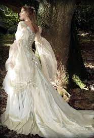 Fairytale Celtic Wedding Dress Fantasy Wedding Dresses Medieval Wedding Dress