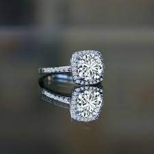 Cushion Square Center Diamond Veneer Ring Wedding Rings Wedding Rings Engagement Engagement