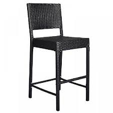 Amazon Com Black Outdoor Wicker Barstool All Weather Patio Furniture Bar Stool Patio Lawn Garden Patio Bar Stools Outdoor Wicker Bar Stools