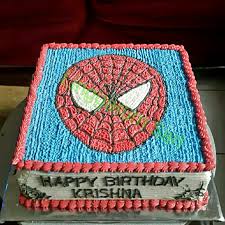 4 butir telur 100 gr terigu 30 gr coklat bubuk 100 gr. Gambar Spiderman Gambar Kue Ultah Spiderman Kotak