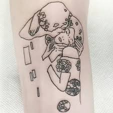 ðððððððð Artsy Tattoos Tattoos Klimt Tattoo These are the top tattoo artists who specialize in minimal, pretty ink. klimt tattoo