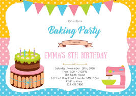 Like you, we're cake decorating supply aficionados too, and we don't carry any cake decorating supply we wouldn't use ourselves. Baking Birthday Party Invitation Template Postermywall
