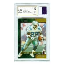 Emmitt smith rookie card score. Emmitt Smith Game Used Jersey And Mint Card Overstock 2031081
