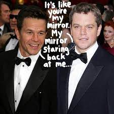 Both have received oscar nominations, with matt winning one for his good will hunting screenplay. Mark Wahlberg Matt Damon Fool Their Fans And Pose As Each Other All The Time