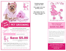 Printable Coupons For Professional Pet Grooming At Clip N Dip In North Palm Beach Fl Print Out And Bring Them In Pet Grooming North Palm Beach Pet Boutique