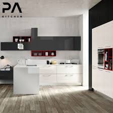 A large peninsula overlooks the dining and living room for an open concept. China Supplier Innovate Kitchen Cabinets Design With Dining Table Kitchen Ideas China Kitchen Cabinet Kitchen Furniture