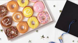 See more ideas about krispy kreme donut cake, krispy kreme donuts, krispy kreme. Krispy Kreme Graduate Dozen North Carolina Doughnut Chain To Give Free Dozen To College High School Seniors Wearing Cap And Gown Abc11 Raleigh Durham