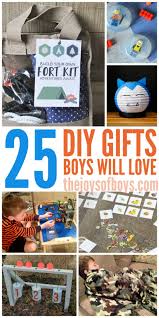 Whether you want to give a homemade gift from the heart or buy him something you know he'll enjoy, there is something here for everyone. 25 Homemade Gifts Boys Will Love Gift Ideas For Boys