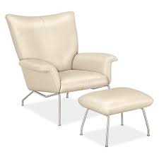Paris Leather Chair Ottoman Modern Accent Lounge Chairs Modern Living Room Furniture Room Board Leather Ottoman Chair And Ottoman Modern Furniture Living Room