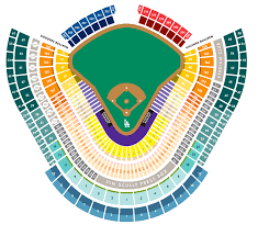 Dodger Seating Dodger Stadium Seat Map With Rows Dodgers