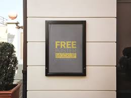 Poster 60x40cm Free Psd Mockup Free Mockup Mockup Free Psd Poster Mockup Mockup