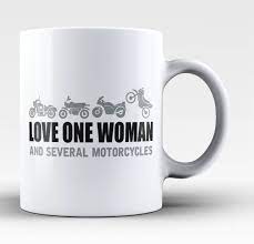 Love One Woman And Several Motorcycles Mug Order Yours At Https Www Facebook Com Boardmanprinting Motorcycle Gifts Classic Harley Davidson Mugs