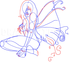 How To Draw A Fairy Tattoo Step By Step Drawing Guide By Dawn Dragoart Com A set of three hand draw vector cartoon magic unicorns with bright pink manes. how to draw a fairy tattoo step by