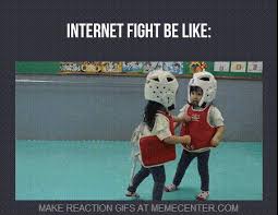 Internet Fight Funny Cute Funny Gif Sports Humor