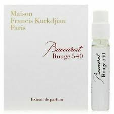 Luminous and sophisticated, baccarat rouge 540 lays on the skin like an amber, floral and woody breeze. Maison Francis Kurkdjian Baccarat Rouge 540 Extrait De Parfum 2ml Sample For Sale Online Ebay
