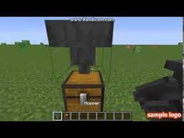 A hopper can be crafted from 5 iron ingots and a chest. Minecraft How Connect Hopper And Chest 3 Ways Youtube