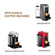 How often should i descale my nespresso vertuoline? Coffee Converter Holder Filter Vertuo Transform For Nespresso Coffee Capsules For Nespresso Vertuoline Gca1 Delonghi Env 135 Coffee Filters Aliexpress