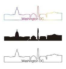 The following outline is provided as an overview of and topical guide to district of columbia: Dc Skyline Outline Washington Dc Skyline Washington Dc Tattoo Washington