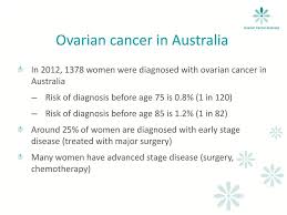 Ovarian cancer is more commonly diagnosed in women over 50. Cancer Survivorship A Prof Michael Jefford Mbbs Mph Mhlthservmt Phd Gcertuniteach Gaicd Fracp Director Australian Cancer Survivorship Centre Ppt Download