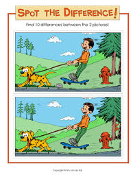 Phoenix find the difference worksheet. Spot The Difference Find 10 Differences Tim S Printables