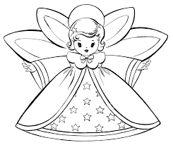 Freezer paper transfer method + free paris address printable! Worksheets Free Christmas Coloring Retro Angels The Graphics Fairy For Year Olds Graphicsfairy Musical Games Kids