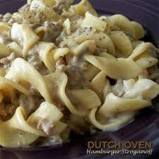 35 Incredibly Easy Dutch Oven Recipes For Camping 50 Campfires Ground Beef Stroganoff Recipes Hamburger Stroganoff