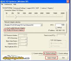 I can't say i have noticed any change. Using Sg Tcp Optimizer To Improve Internet Speed