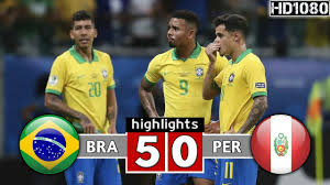 Essa foi a partida entre as seleções olímpicas: Brazil Vs Peru 5 0 All Goals Extended Highlights Copa America 2019 Hd Youtube