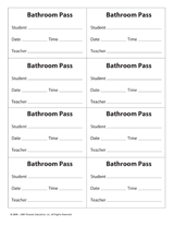 The passes are kept near me so that i can monitor the usage during daily 5. Customizable Passes For New Teachers Teachervision
