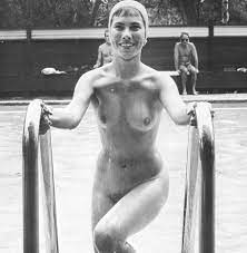 Vintage nude swimming