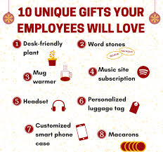 Selecting female boss gifts is not a daunting if your boss has a craze for jewelry presenting her with a unique set will be a great idea. Infographic Unique And Creative Gifts For Your Employees Or Boss Pepper Virtual Assistants