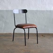 Maybe you would like to learn more about one of these? The Skool Chair Steel Leather The Streets Furniture