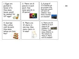 Division word problems arise in situations where we are trying to find out how many times a number go into another. Division Word Problems Year 3