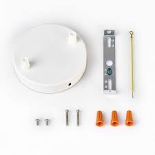 So pull out that inner lighting designer and get creative with our lamp parts. Brighttia 2 Port White Ceiling Canopy With Nylon Cord Grips Plug In Pendant To Hardwire Fixture Conversion Kit 4 7in 120mm Pendant Light Cover Plate Diy Lighting Lamp Parts Ba C102w Amazon Com