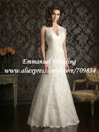 Lace Empire Waist V Neck Wedding Dresses With Built In Corset Google Search Wedding Dress Train Allure Bridal Wedding Dresses Lace