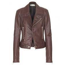 Balenciaga Leather Biker Jacket Jaqueta De Couro Feminina Roupas Jaqueta