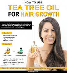How To Use Tea Tree Oil For Hair Growth Hair Growth Foods Hair Growth Diy Hair Growth Oil