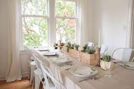 Picking a new dining table is a personal experience that must not be taken lightly. How To Build A Temporary Table For Holiday Hosting Kitchen Table Settings Dining Room Table Painted Kitchen Tables