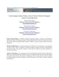 Atm position papers on eo 79 s 2012. Pdf Second Language Academic Writing A Study Of Teachers Beliefs And Pedagogical Practices In Senior High School